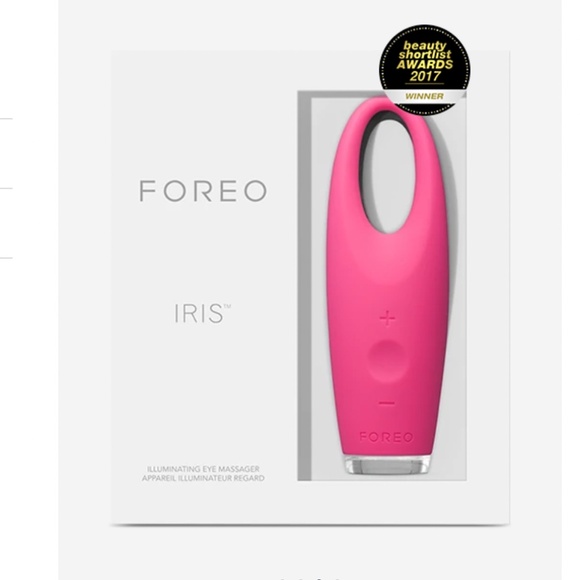 FOREO IRIS  Illuminating Eye Massager In Pink NWB - Picture 3 of 4